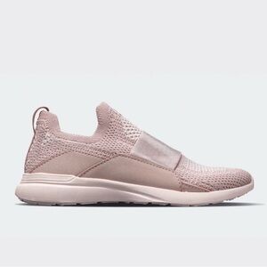 APL Tech Loom Bliss in Rose Dust Pink Running Sneaker, Size 8.5